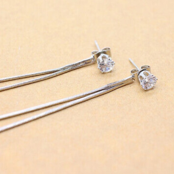 NEW 925 silver/gold plated Earrings - Picture 4 of 6